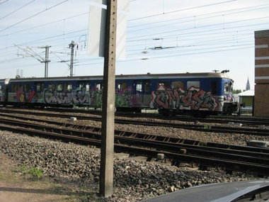 Graffiti Train - Photo by strasbourgraffiti