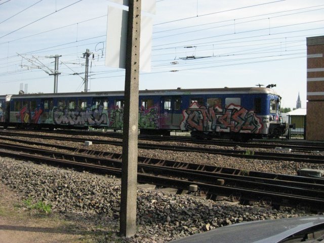 Graffiti Train - Photo by strasbourgraffiti