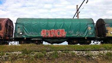 Graffiti Train - Photo by strasbourgraffiti