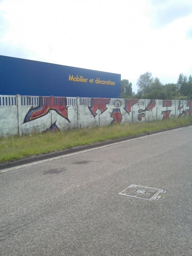 Graffiti Bombing - Photo by strasbourgraffiti