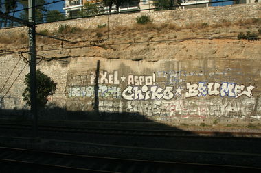 Graffiti Bombing - Photo by strasbourgraffiti