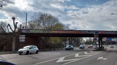 Graffiti Bombing - Photo by strasbourgraffiti