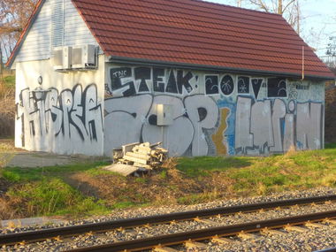 Graffiti Bombing - Photo by strasbourgraffiti