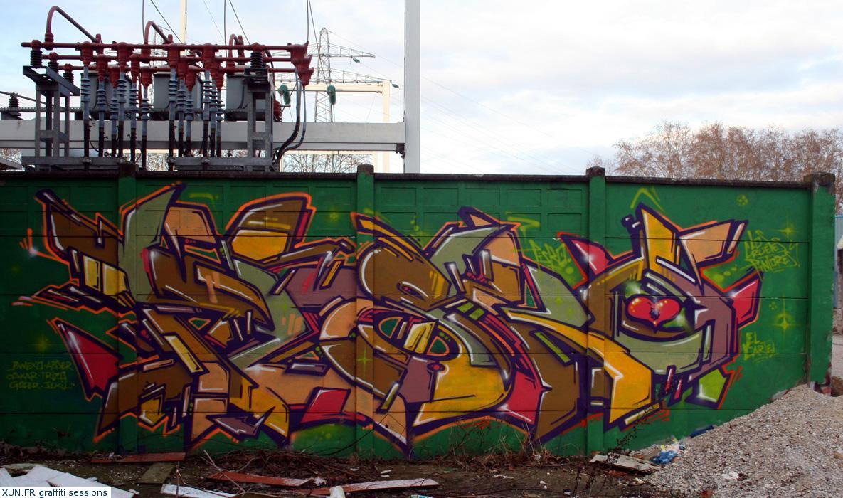 Graffiti Wall - Photo by strasbourgraffiti