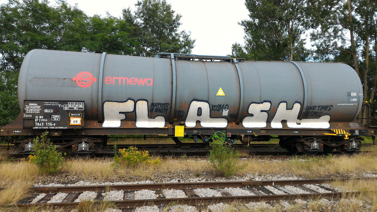 Graffiti Train - Photo by strasbourgraffiti