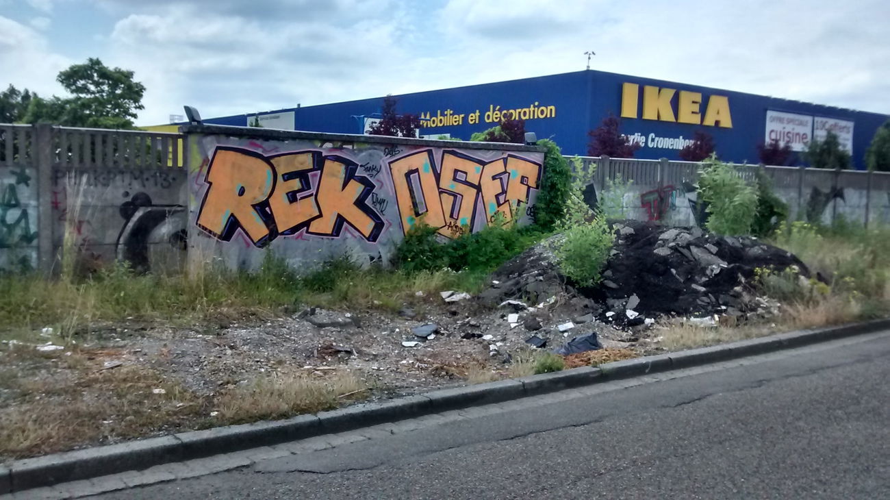 Graffiti Bombing - Photo by strasbourgraffiti