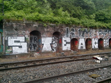 Graffiti Bombing - Photo by strasbourgraffiti