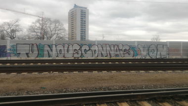 Graffiti Train - Photo by strasbourgraffiti