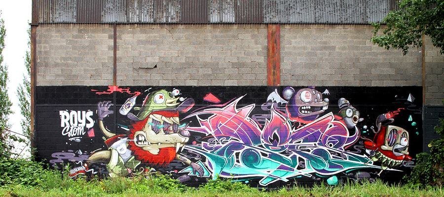 Graffiti Wall - Photo by strasbourgraffiti