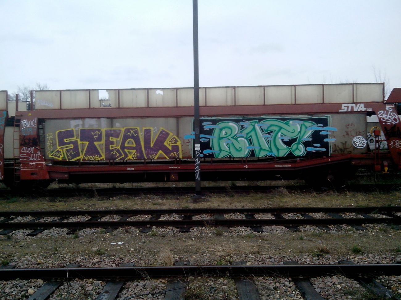 Graffiti Train - Photo by strasbourgraffiti