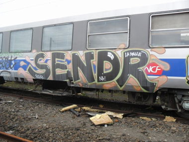 Graffiti Train - Photo by strasbourgraffiti