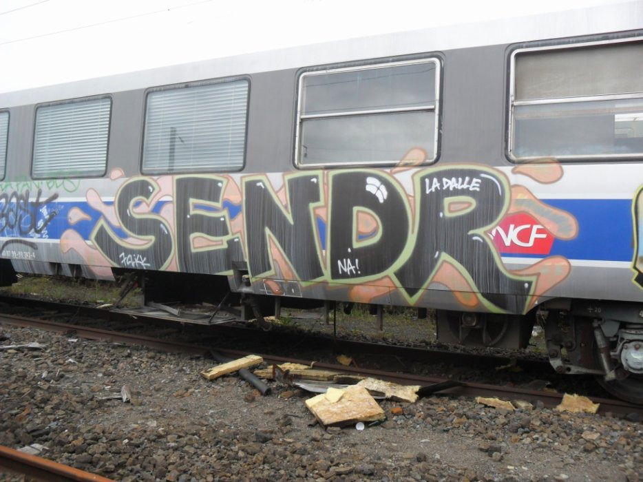 Graffiti Train - Photo by strasbourgraffiti