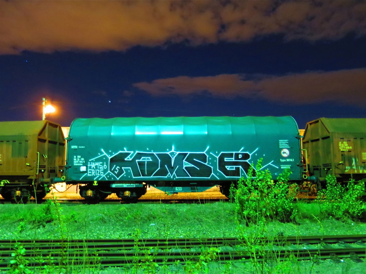 Graffiti Train - Photo by strasbourgraffiti