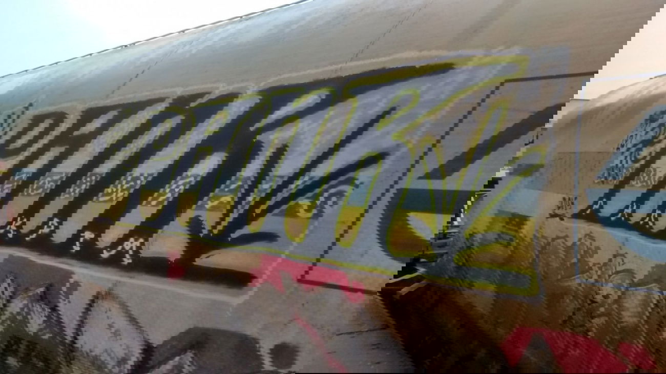 Graffiti Train - Photo by strasbourgraffiti