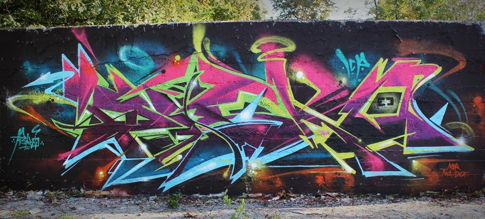 Graffiti Wall - Photo by strasbourgraffiti