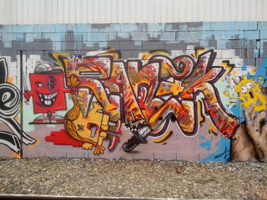 Graffiti Wall - Photo by strasbourgraffiti