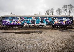 Graffiti Train - Photo by strasbourgraffiti