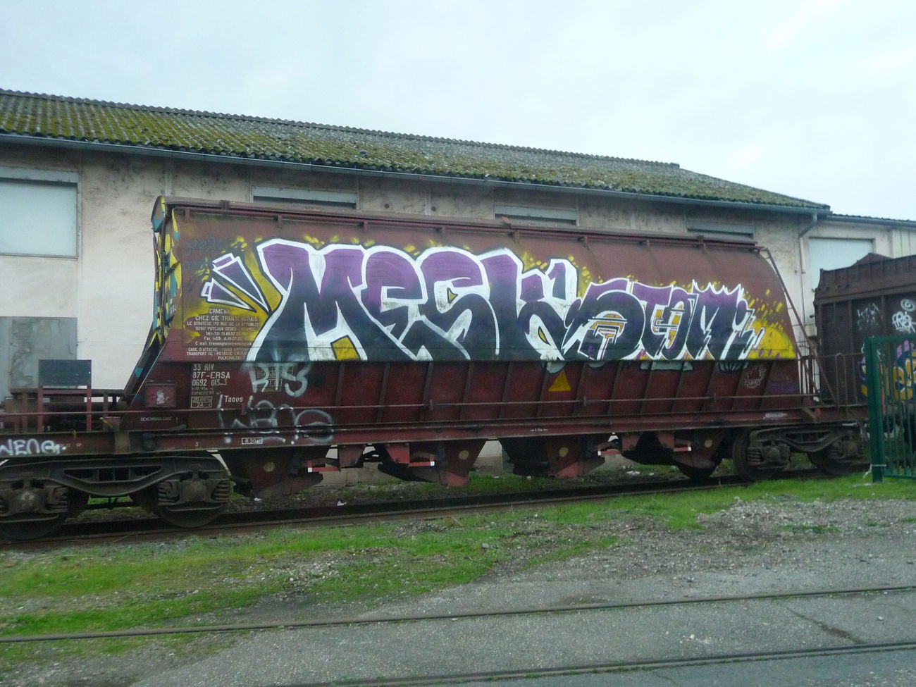Graffiti Train - Photo by strasbourgraffiti