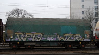 Graffiti Train - Photo by strasbourgraffiti