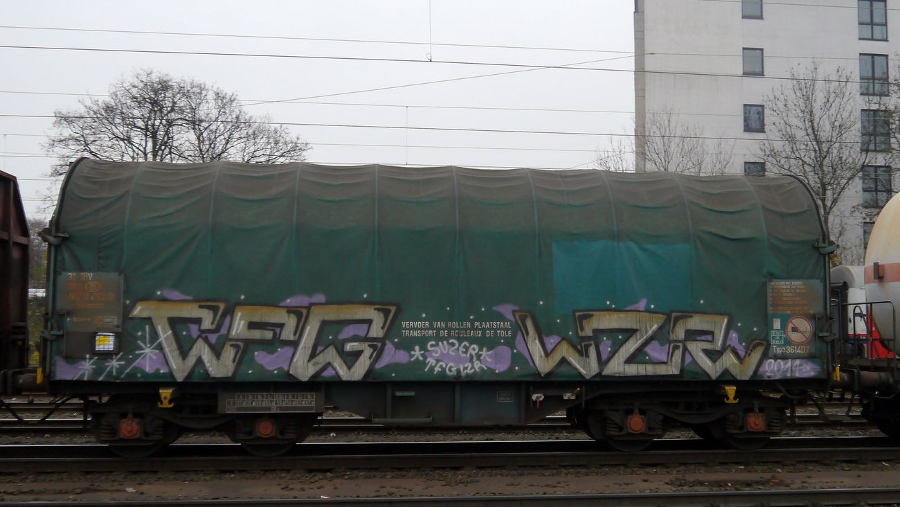 Graffiti Train - Photo by strasbourgraffiti
