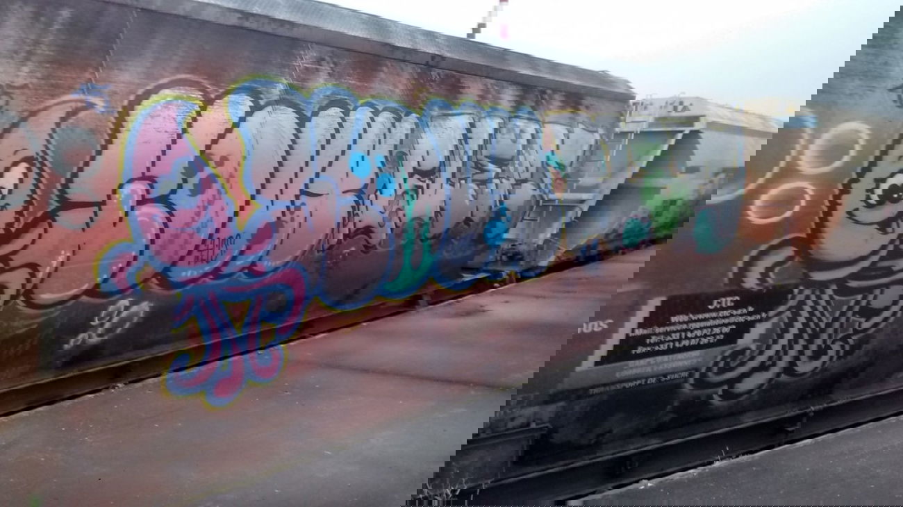 Graffiti Train - Photo by strasbourgraffiti