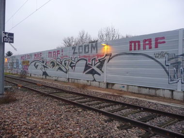 Graffiti Bombing - Photo by strasbourgraffiti