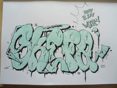 Graffiti Sketch - Photo by strasbourgraffiti