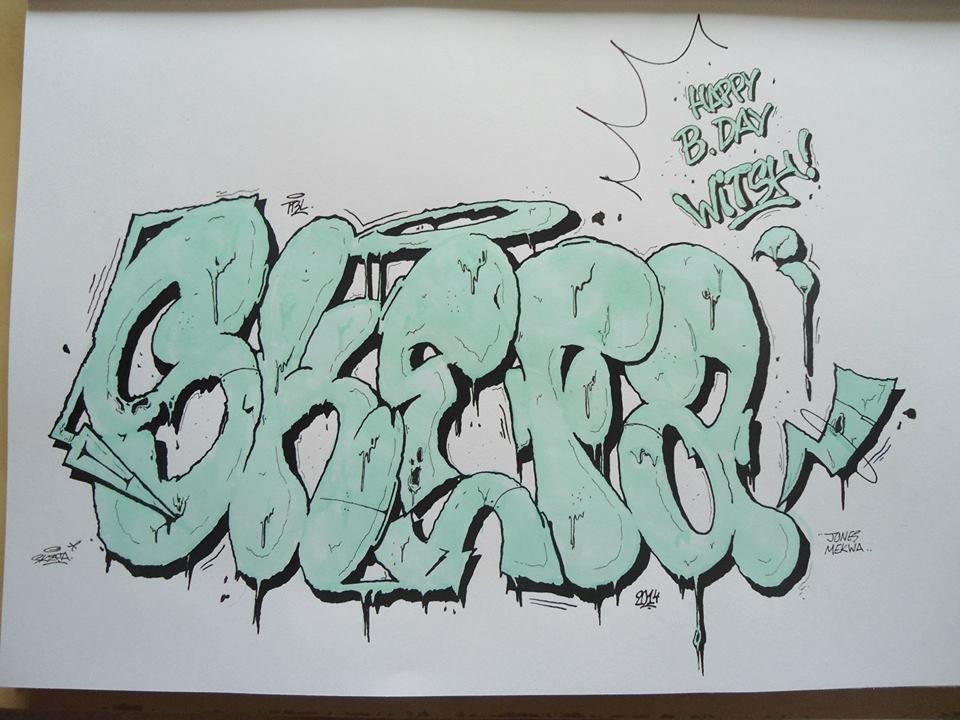 Graffiti Sketch - Photo by strasbourgraffiti