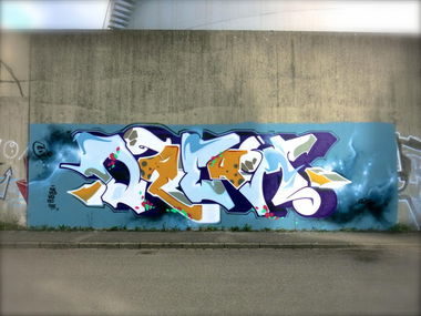 Graffiti Wall in Basel - Photo by streetartbasel - Dream, basel, switzerland (2013)