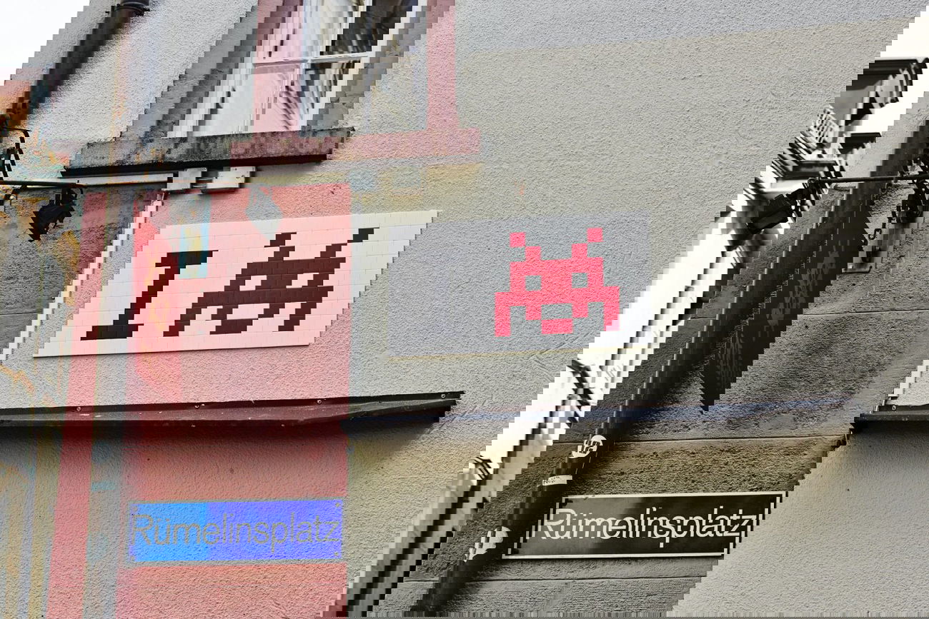 Graffiti Street Art in Basel - Photo by streetartbasel - spaceinvader, swiss, switzerland (2013)