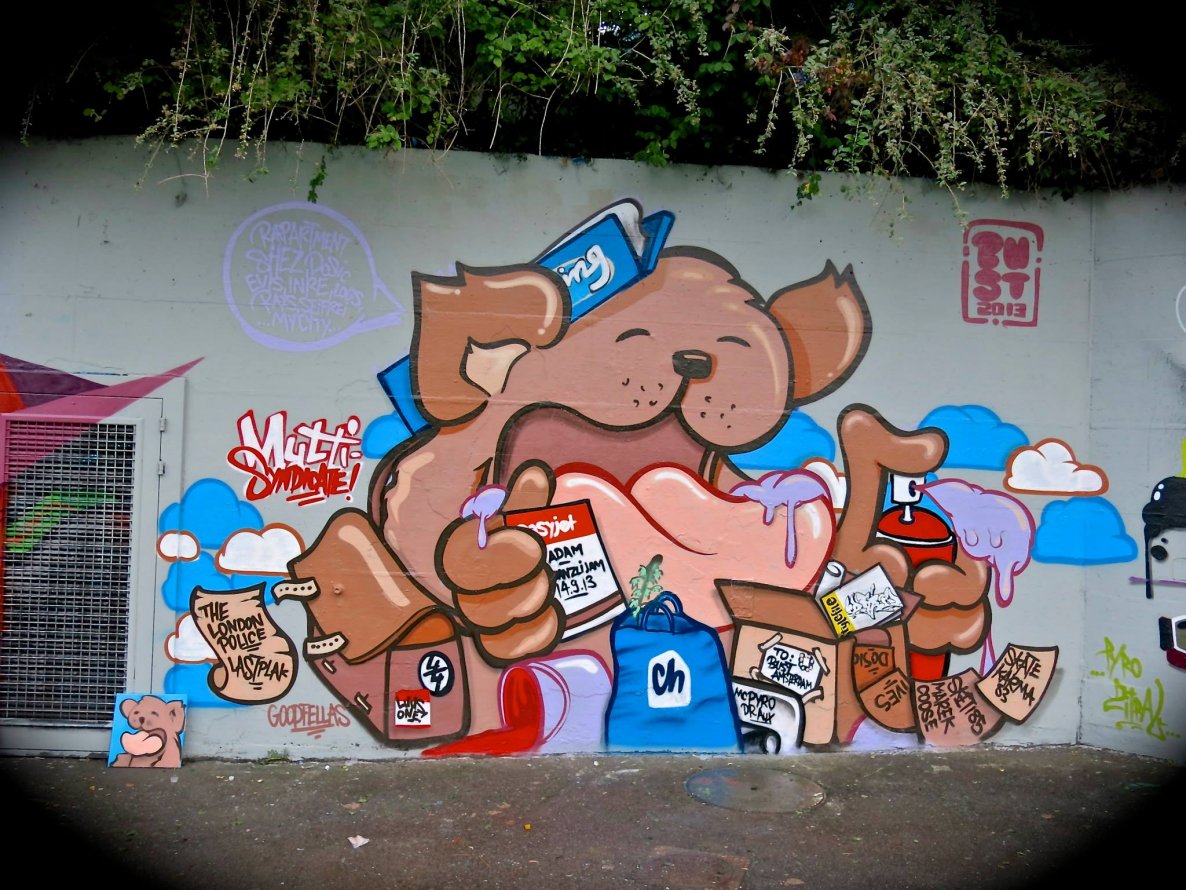 Graffiti Wall in Basel - Photo by streetartbasel - BUST, ART, basel (2013)