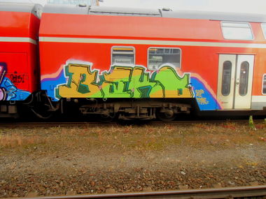 Graffiti Train - Photo by streetfiles - Bako, Rtl