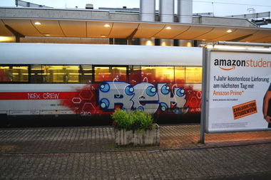 Graffiti Train - Photo by streetfiles - REK, NOFX