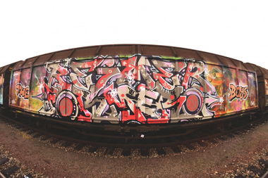 Graffiti Train - Photo by streetfiles - Reimer, Formero
