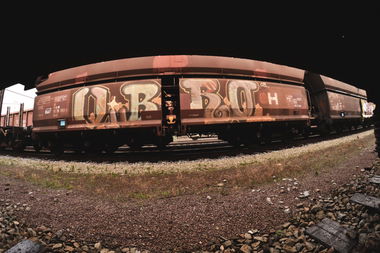 Graffiti Train - Photo by streetfiles