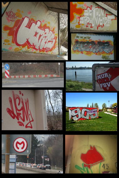 Graffiti Wall - Photo by streetpsycho - Ultras, Mainz