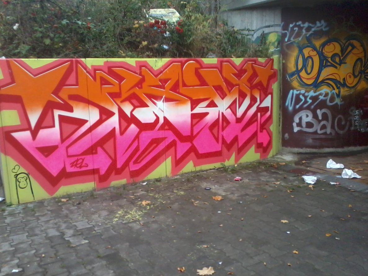 Graffiti Wall in Mainz - Photo by streetpsycho