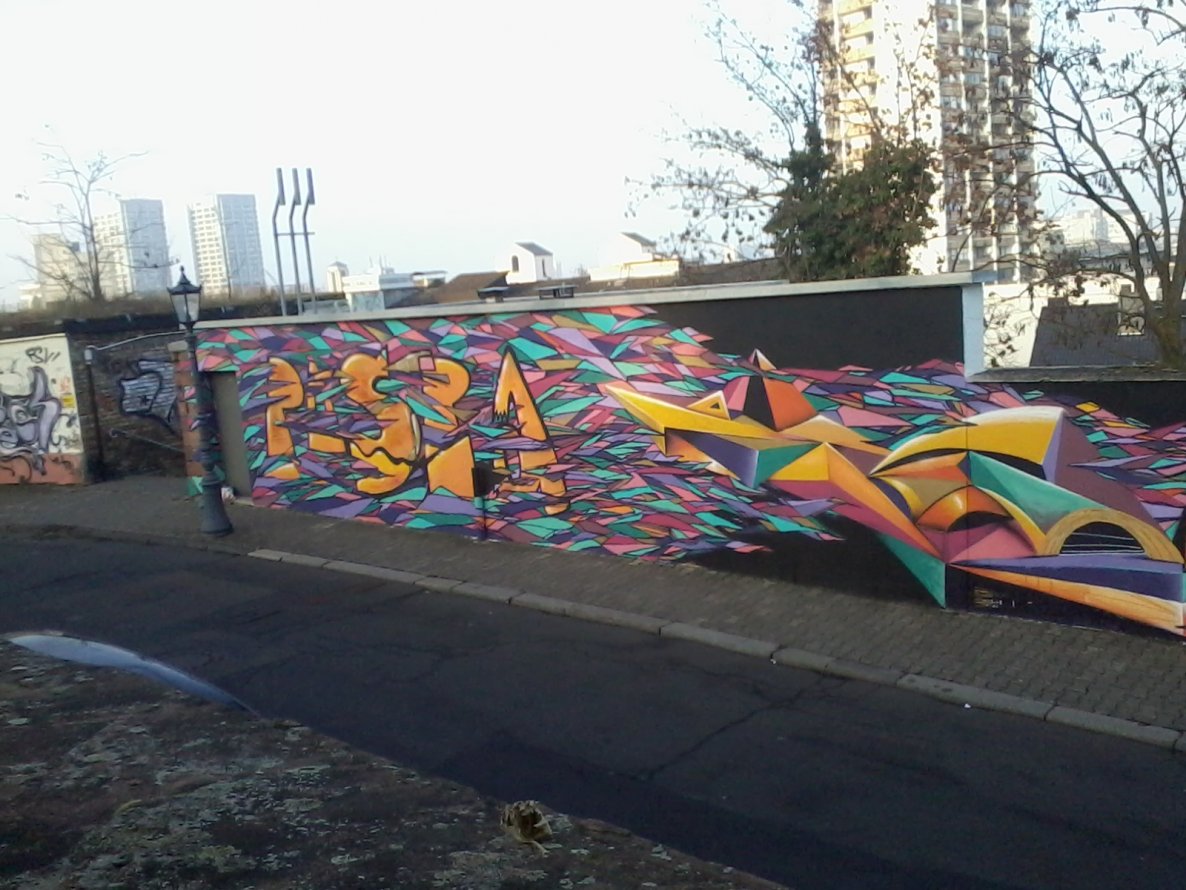 Graffiti Wall - Photo by streetpsycho - Paspatu, Mainz