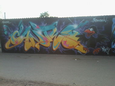 Graffiti Wall - Photo by streetpsycho - CanTwo, Mainz