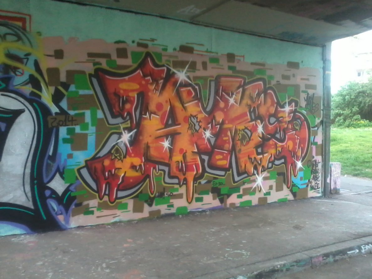 Graffiti Wall - Photo by streetpsycho - James, Mainz