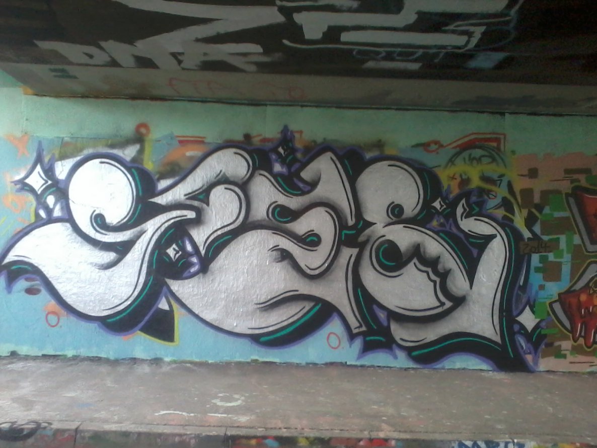 Graffiti Wall - Photo by streetpsycho - Scer, Mainz