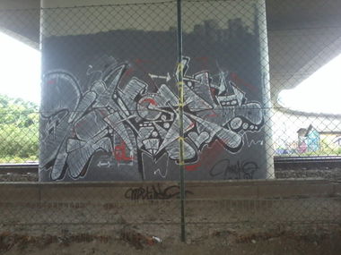 Graffiti Wall - Photo by streetpsycho - Mainz, WIesbaden