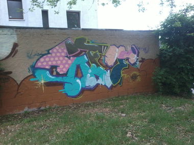 Graffiti Wall - Photo by streetpsycho - Mainz, Wiesbaen