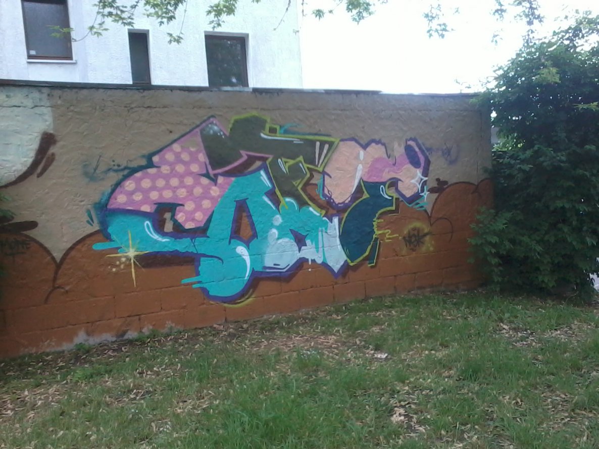 Graffiti Wall - Photo by streetpsycho - Mainz, Wiesbaen