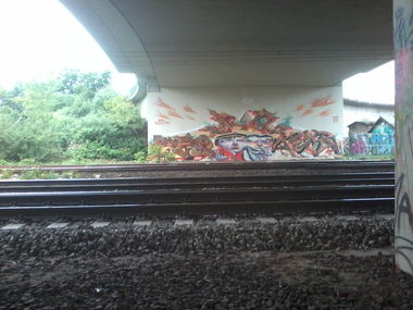 Graffiti Wall - Photo by streetpsycho - Mainz, Wiesbaden