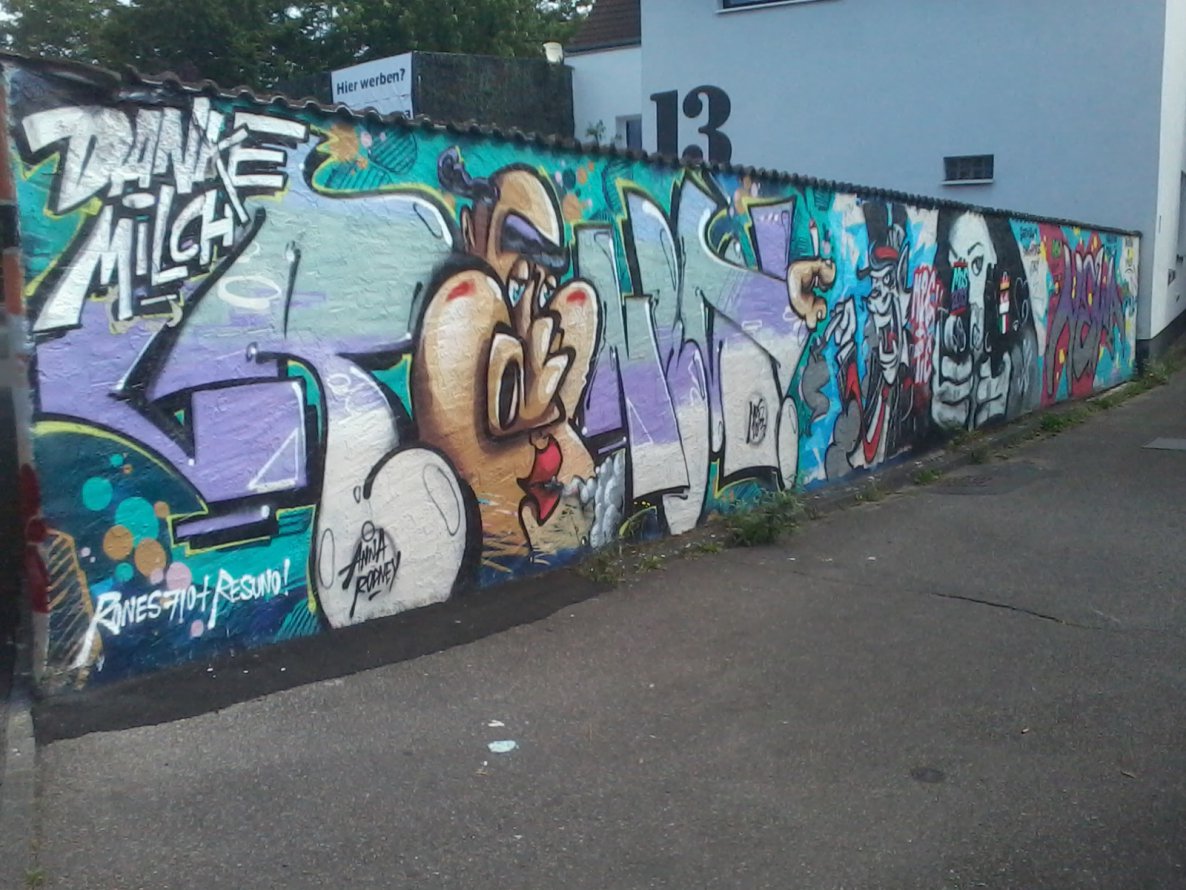 Graffiti Wall - Photo by streetpsycho - Rones, Mainz, Wiesbaden