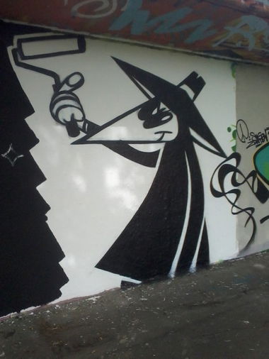 Graffiti Wall - Photo by streetpsycho - Mainz, Wiesbaden