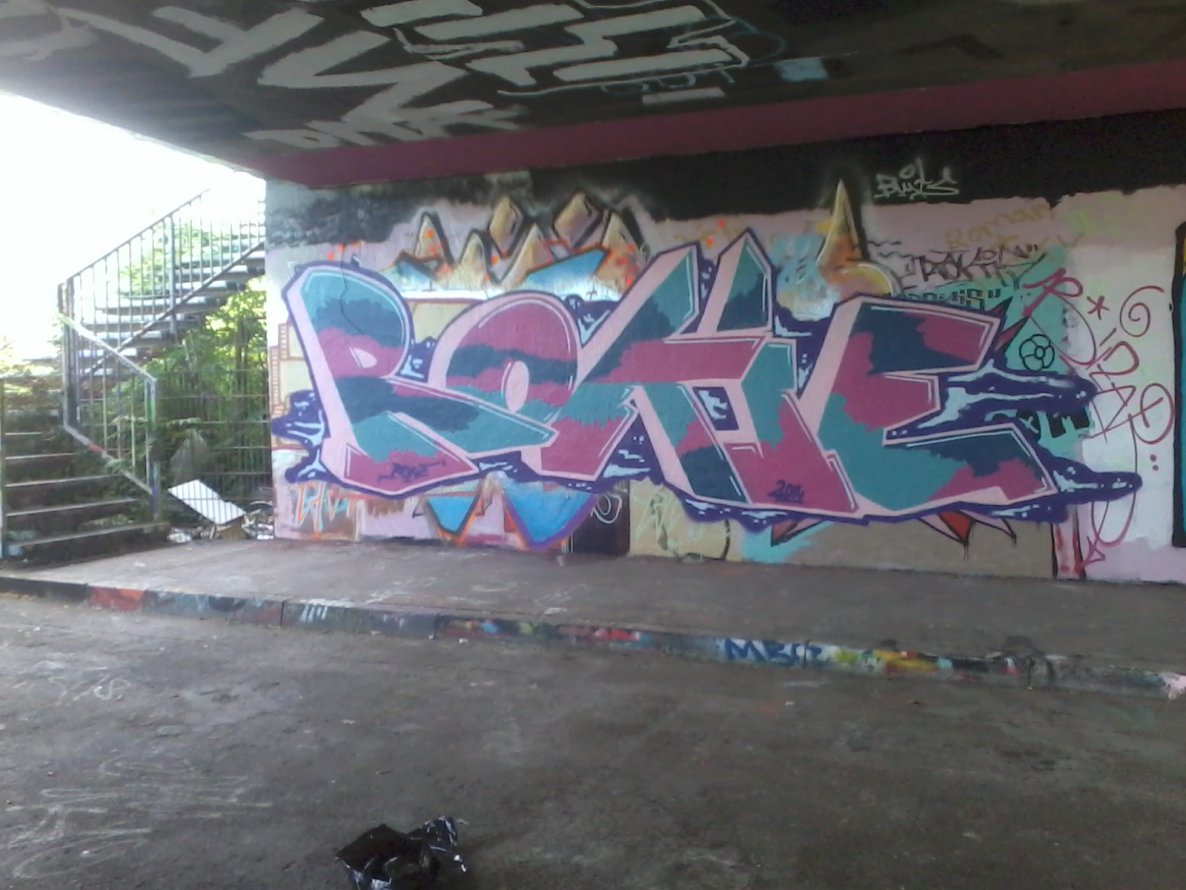 Graffiti Wall - Photo by streetpsycho - Rokie, Mainz, Wiesbaden