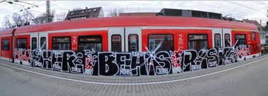 Graffiti Train - Photo by streetview - End, 2, End