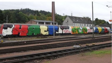 Graffiti Train - Photo by streetview - HACF, EPSC